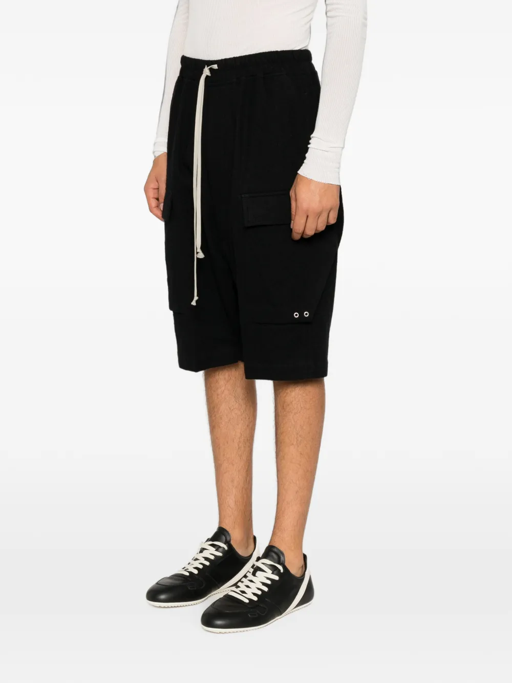 Rick Owens Cargo shorts Zwart