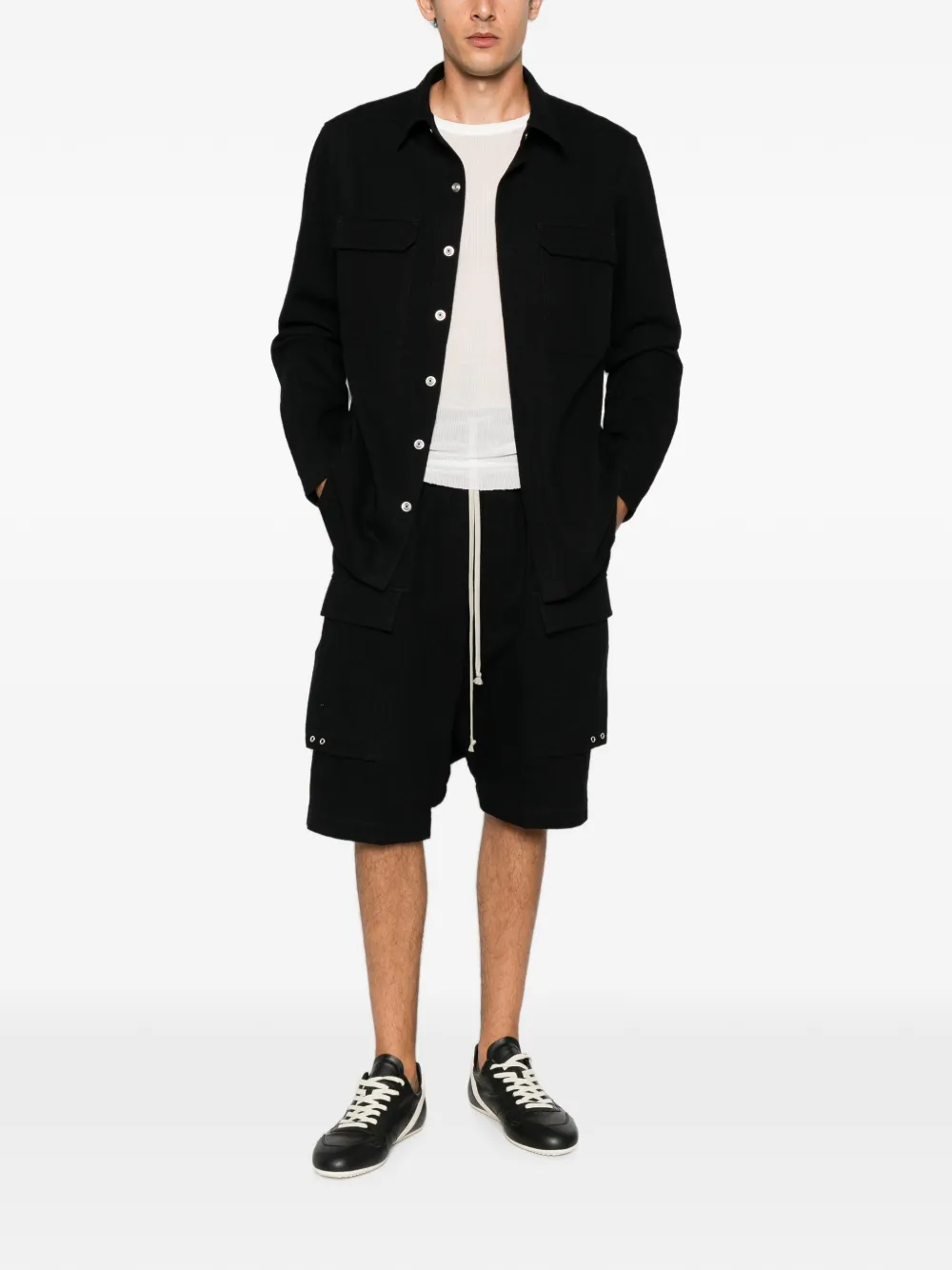 Rick Owens Cargo shorts Zwart