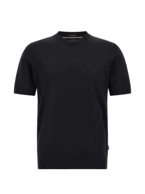 BOSS playera tejida manga corta