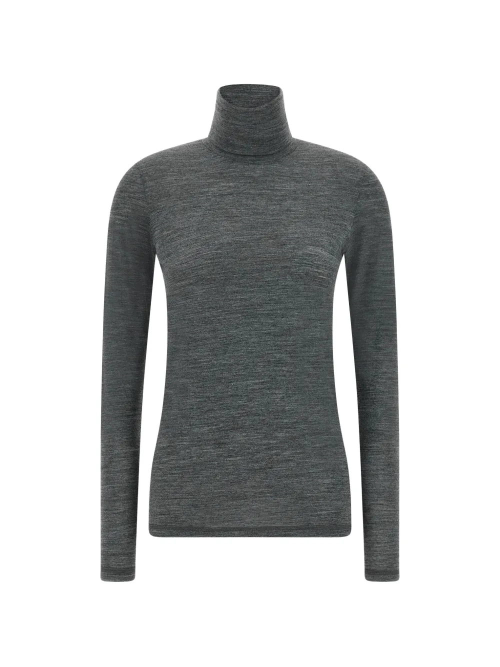 Jil Sander high-neck long-sleeve T-shirt - Grigio