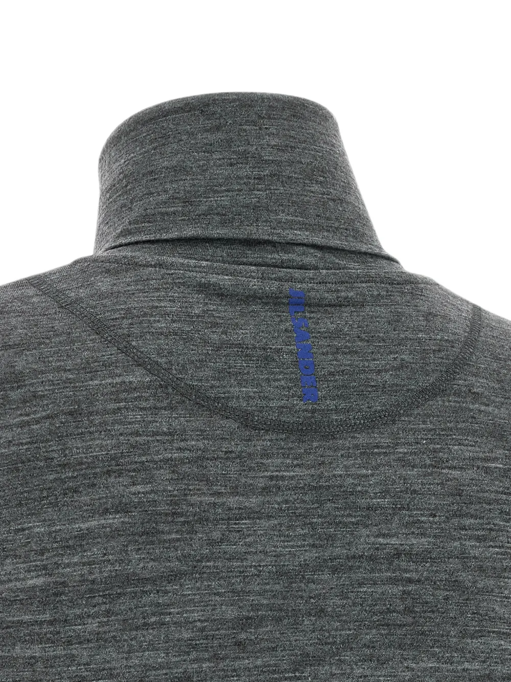 Jil Sander T-shirt met hoge hals Grijs