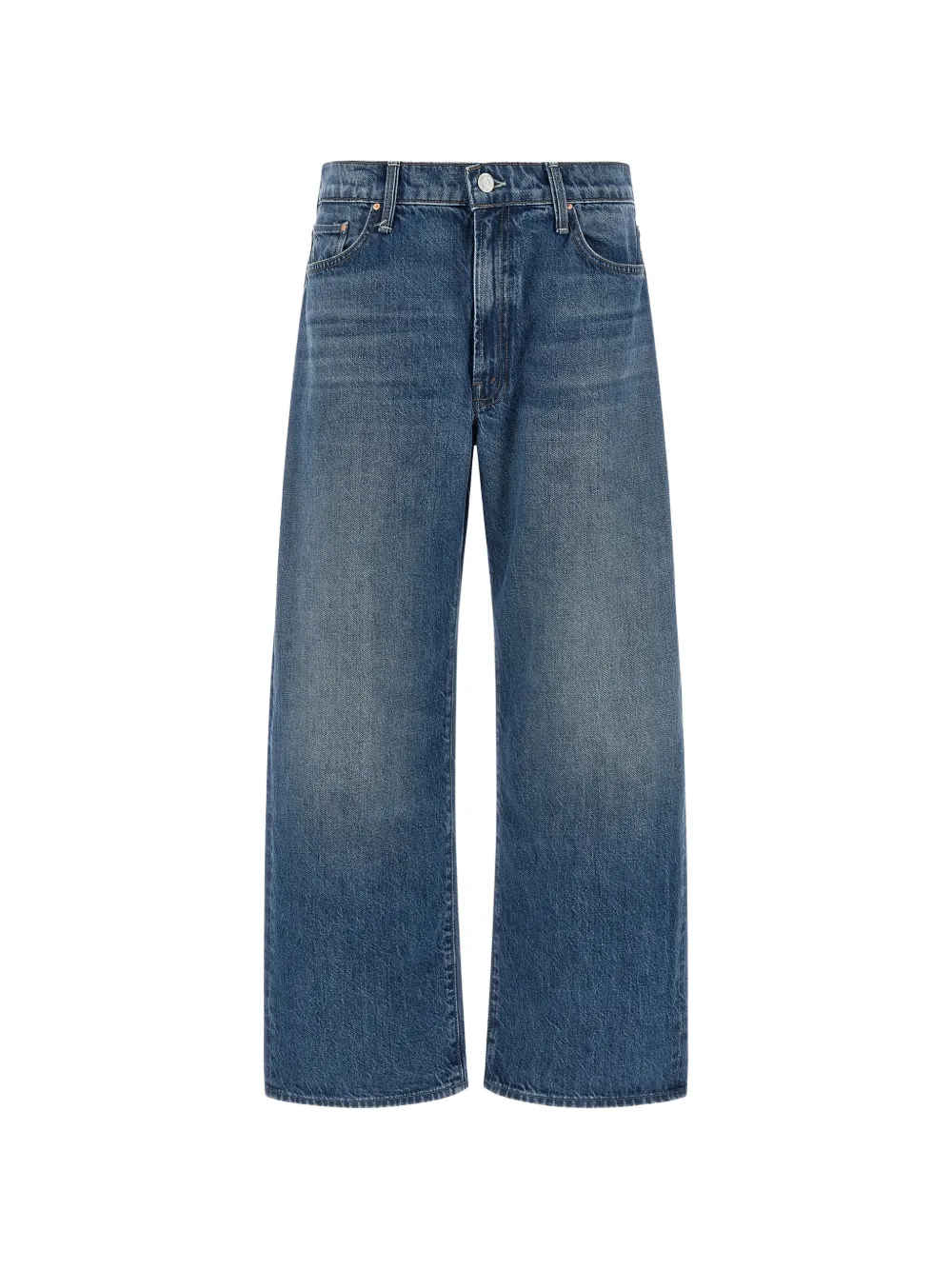 MOTHER Dodger Flood wide-leg cotton jeans - Blu