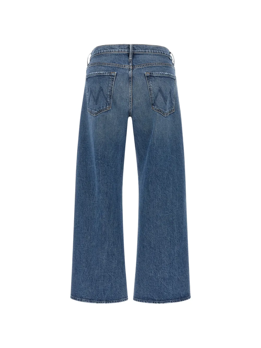 MOTHER Mid Rise Maven Flood jeans met wijde pijpen Blauw