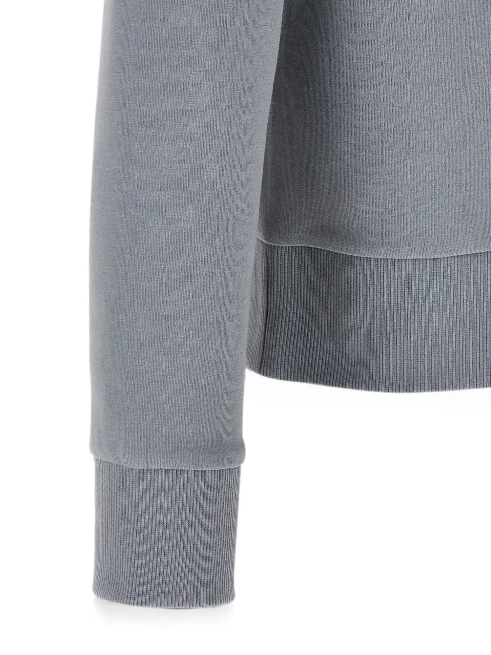 BOSS Hoodie met raglan mouwen en rits Grijs