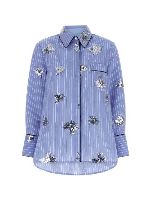 LE TWINS Aria sequin-embellished pyjama shirt