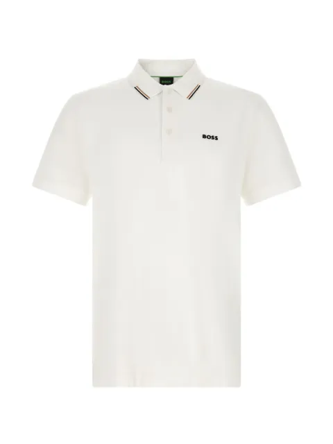 BOSS Swing Paddy logo-print polo shirt