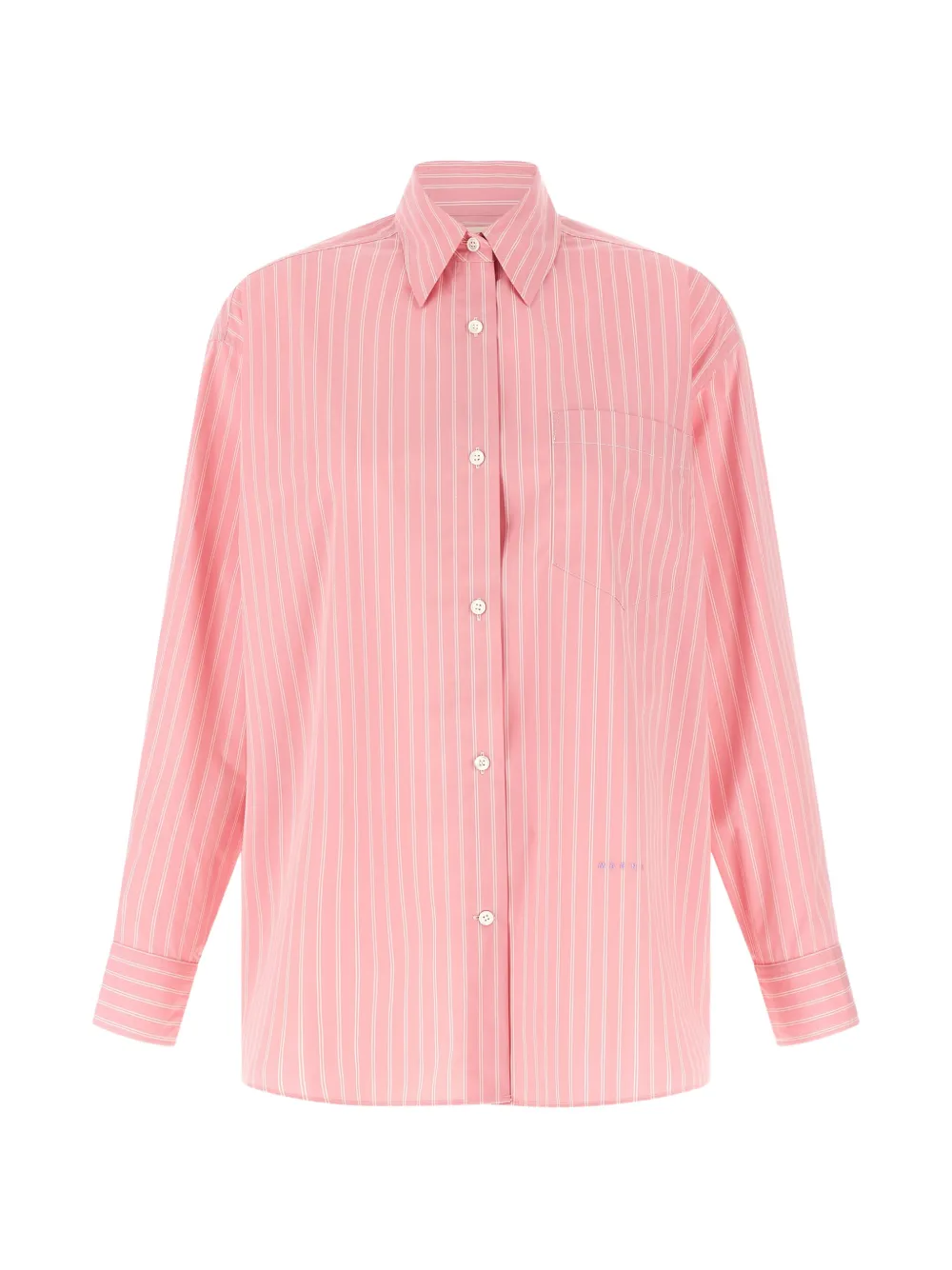 Marni striped oversized shirt - Rosa