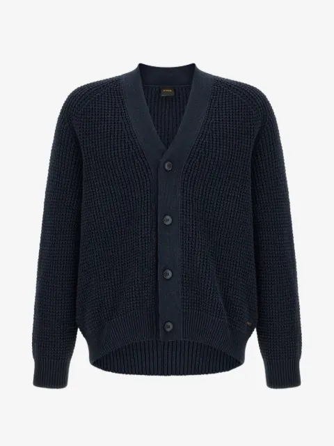 BOSS cardigan en maille à col v