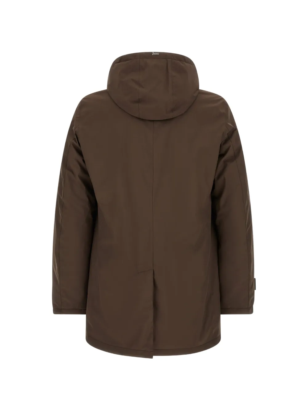 Herno Parka met afneembare capuchon en matte afwerking Bruin