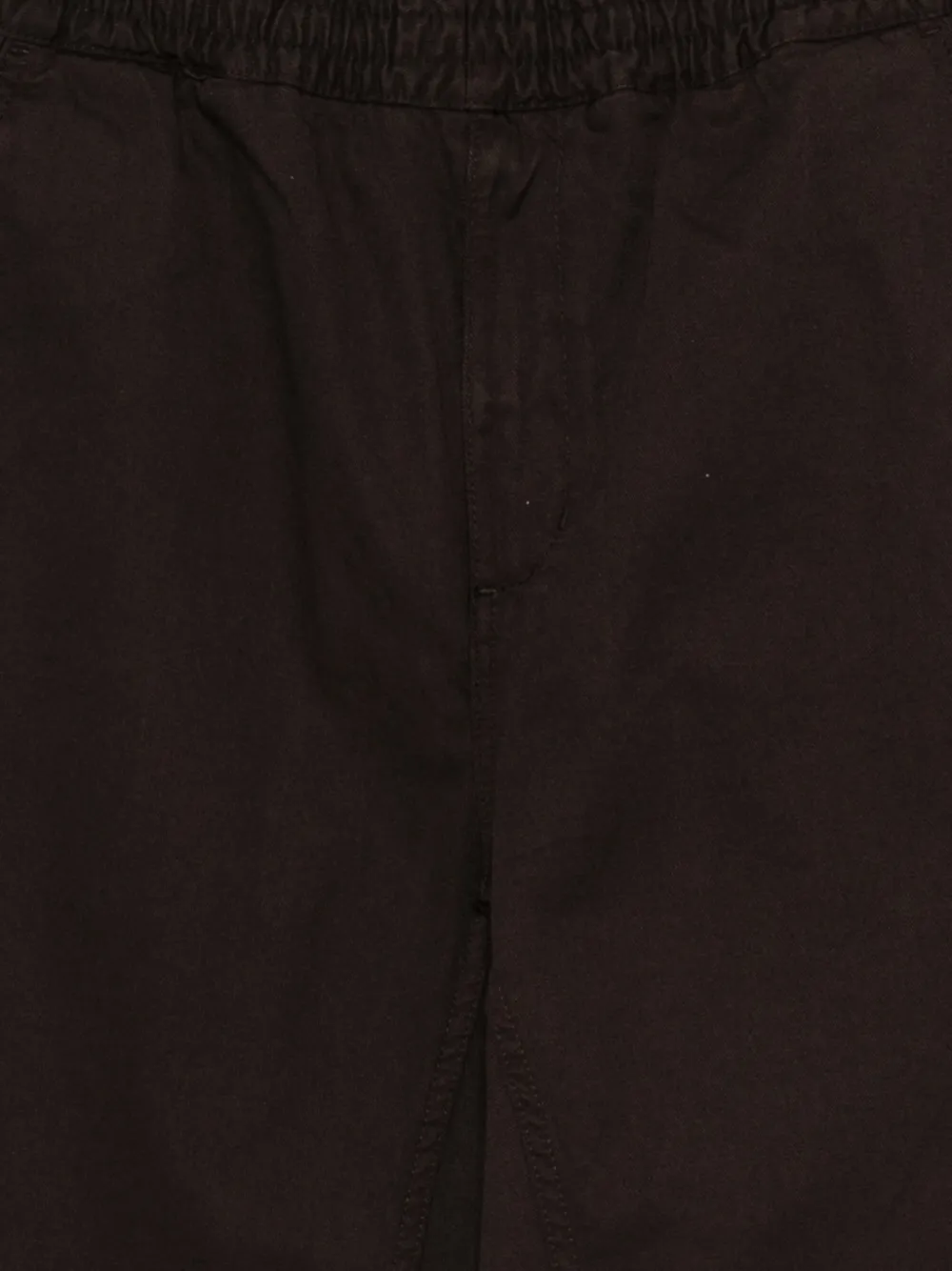 Carhartt WIP Broek met elastische tailleband en logopatch Bruin