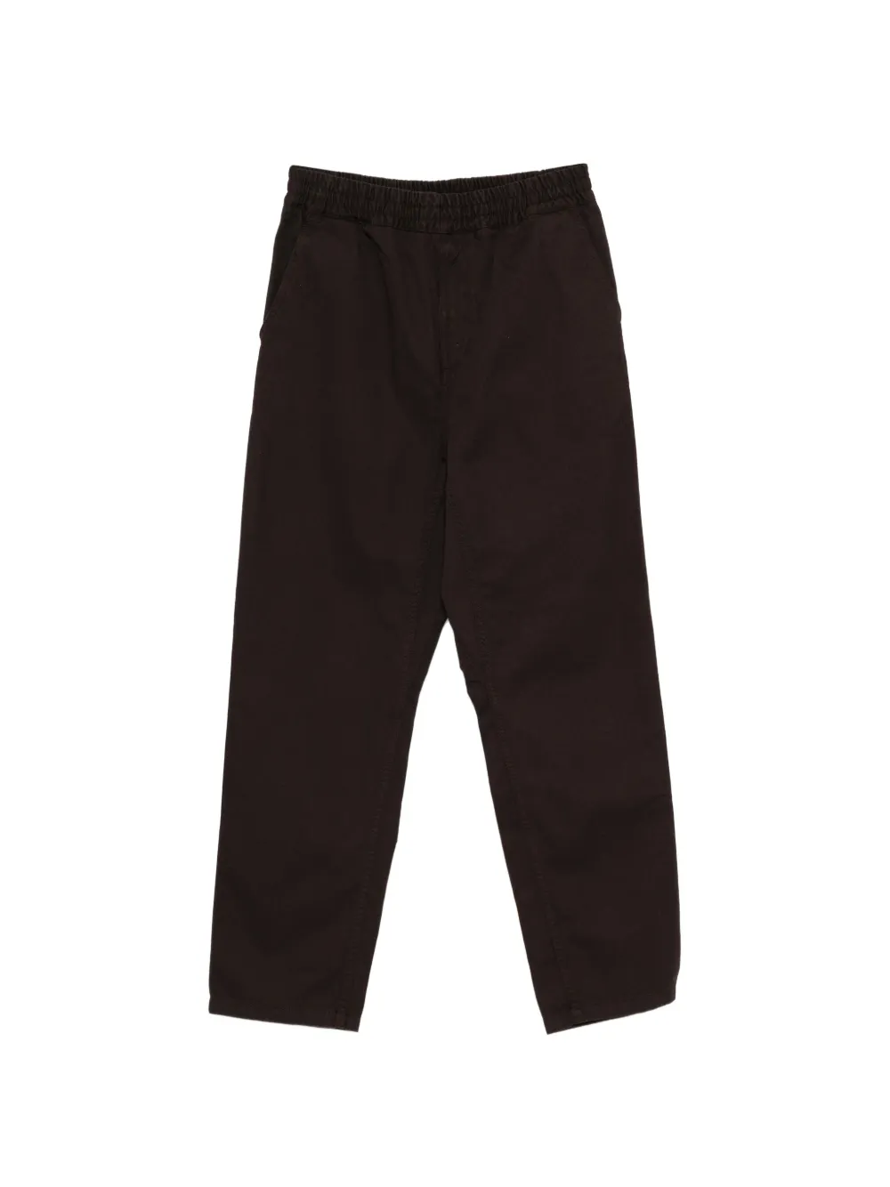 Carhartt WIP elasticated-waistband logo-patch trousers - Braun