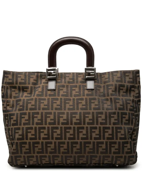 Fendi Pre-Owned 20th Century Large Zucca Canvas Twins tote bag