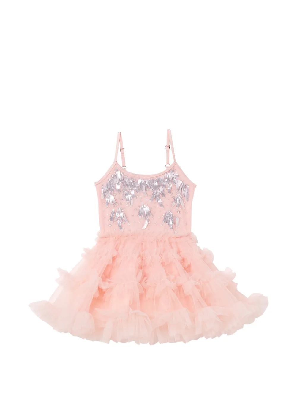 Tutu Du Monde sequin-embellished ruffled dress - Rosa