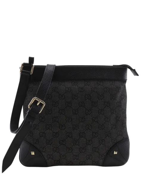 Gucci Pre-Owned 2000-2015 GG Denim Nailhead crossbody bag
