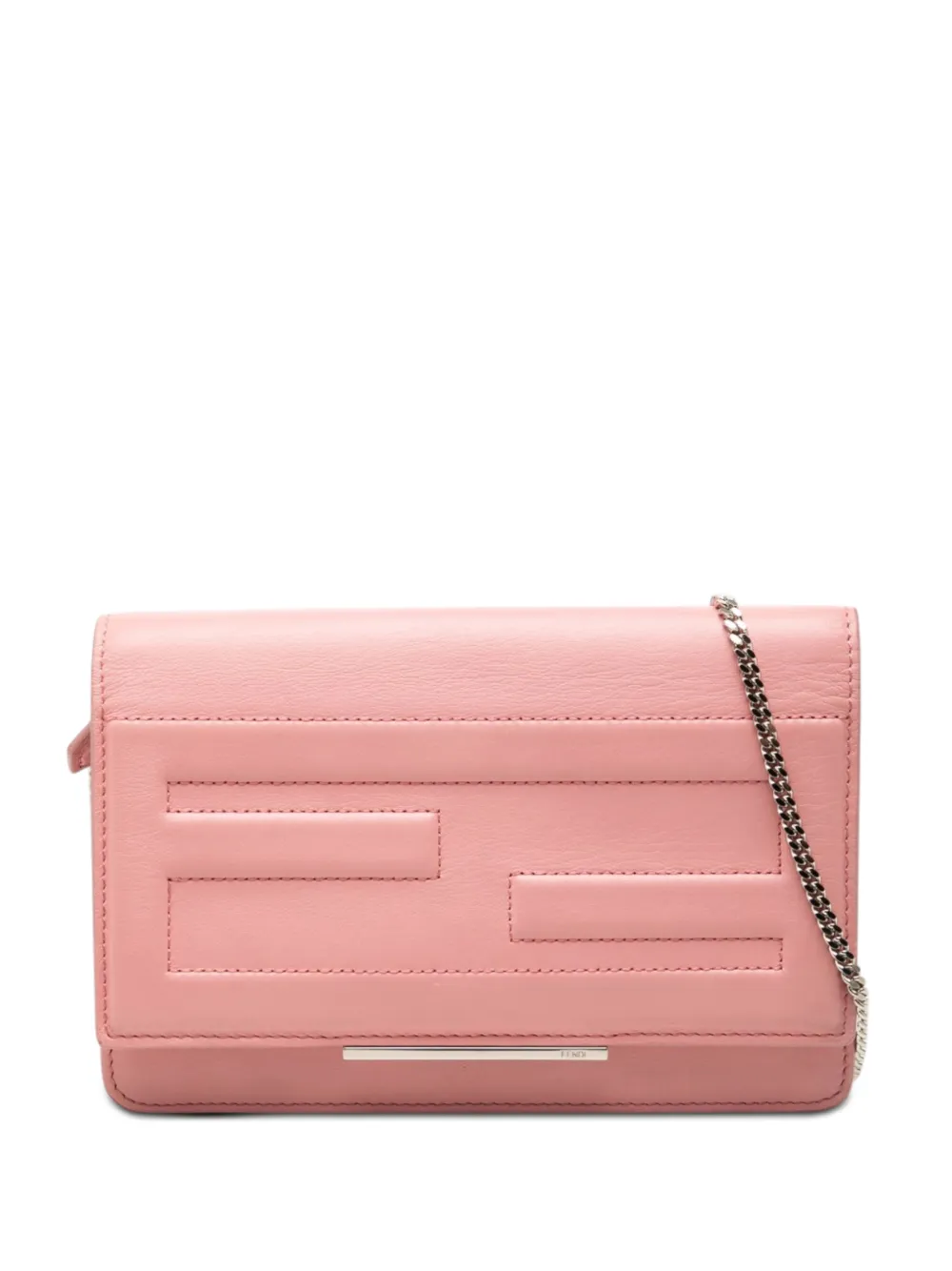 Fendi Pre-Owned 2010-2026 Nappa Tube Wallet On Chain crossbody bag - Pink