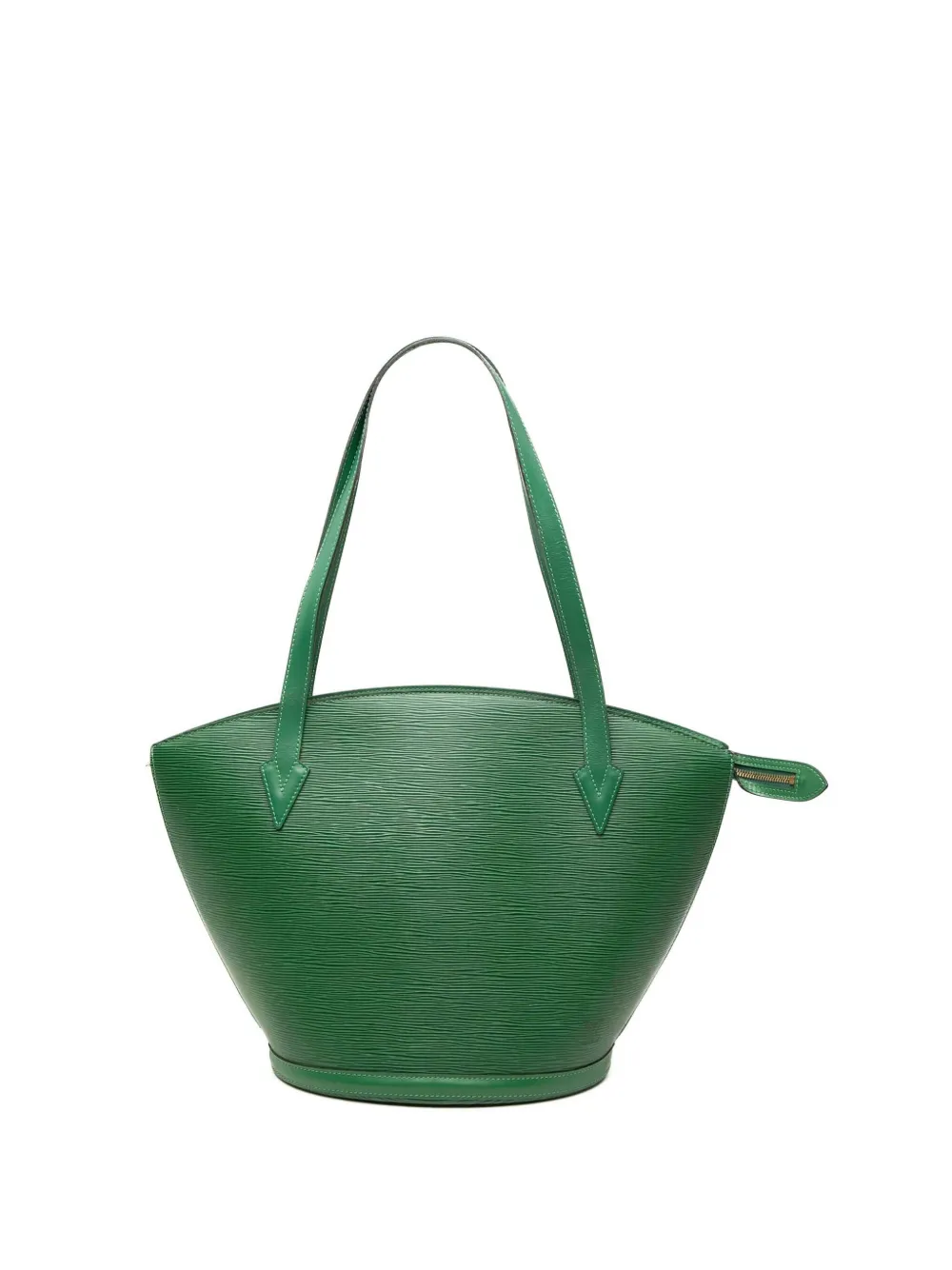 Pre-owned Louis Vuitton 1995 Epi Saint Jacques Gm Long Strap Shoulder Bag In Green