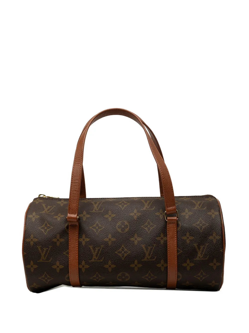 Pre-owned Louis Vuitton 1994 Monogram Papillon 30 Handbag In Brown