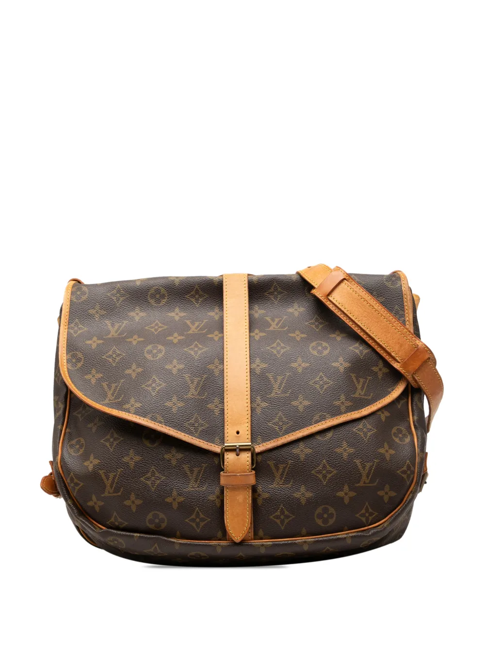 Louis Vuitton Pre-Owned 1997 Monogram Saumur 35 crossbody bag - Brown
