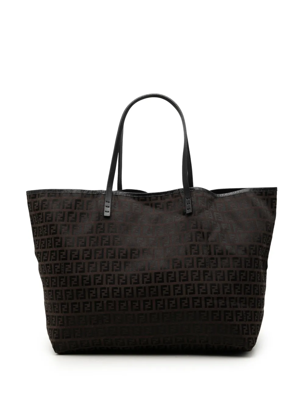 Fendi Pre-Owned 2000-2010 Medium Zucchino Canvas Roll tote bag - Brown