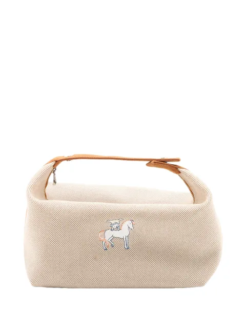 Hermès Pre-Owned cosmetiquera Toile Bride A Brac Cabriole grande 2000-2026