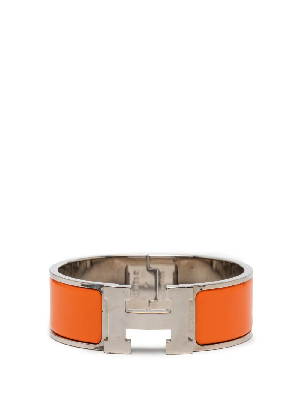 Hermès Pre-Owned 2000-2026 Wide Enamel Clic Clac H Bracelet PM costume bracelet - Rot