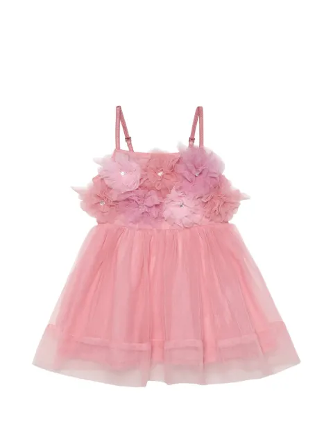 Tutu Du Monde Belle floral-applique tulle dress