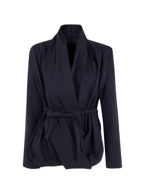 Maria Calderara belted wrap blouse