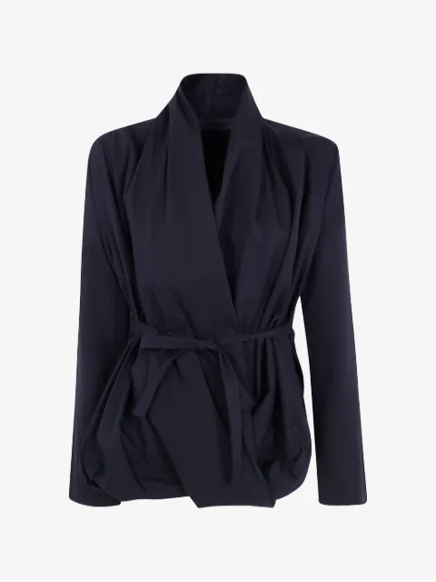 Maria Calderara belted wrap blouse