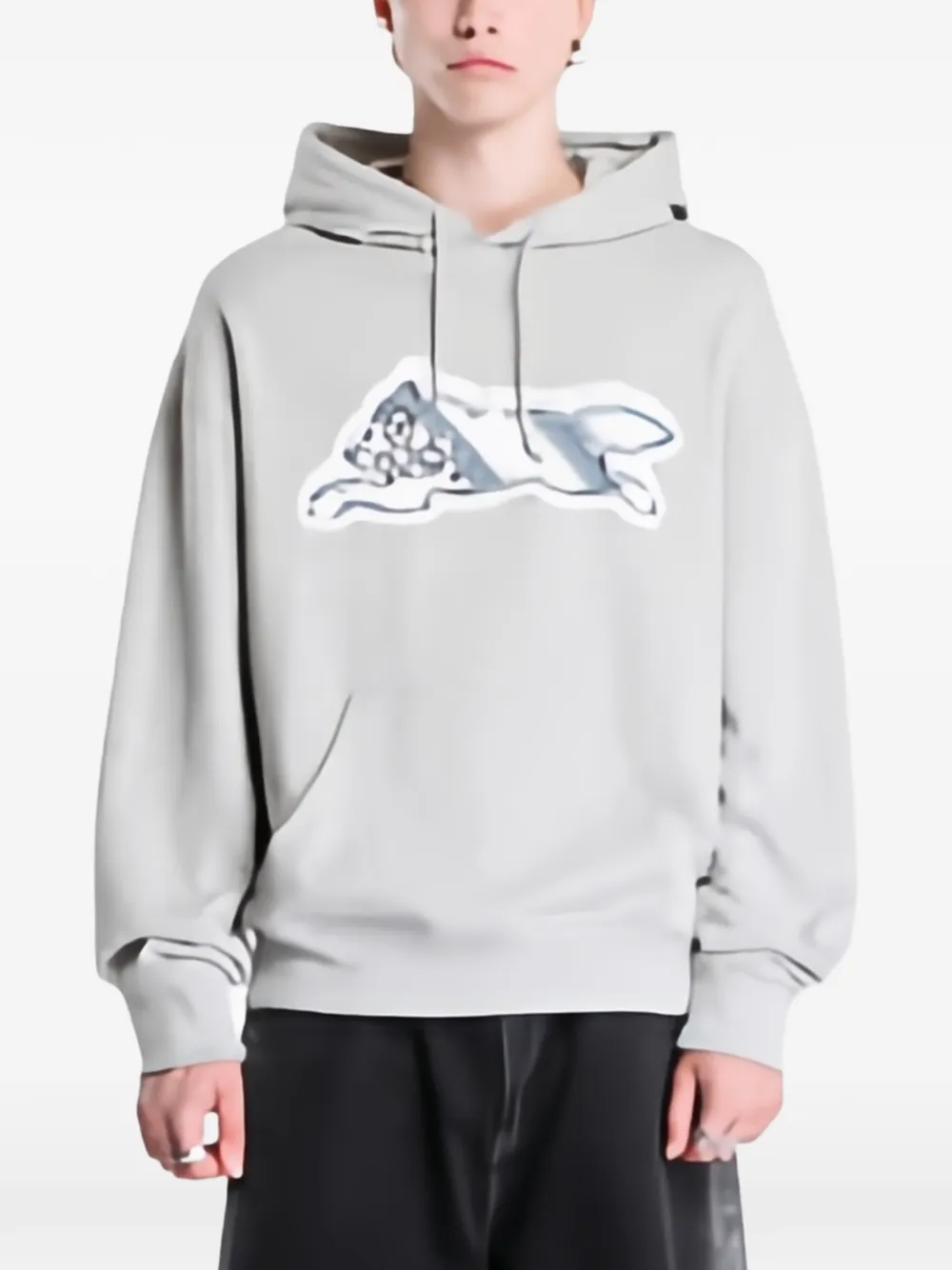 Billionaire Boys Club Ice Cream Running Dog katoenen hoodie Grijs