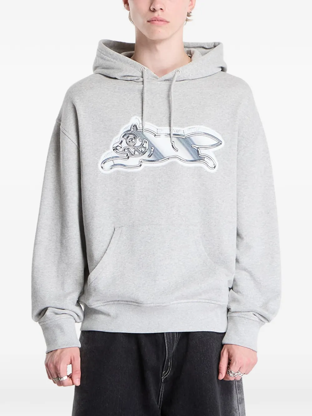 Billionaire Boys Club - Ice Cream Running Dog cotton hoodie - Grau