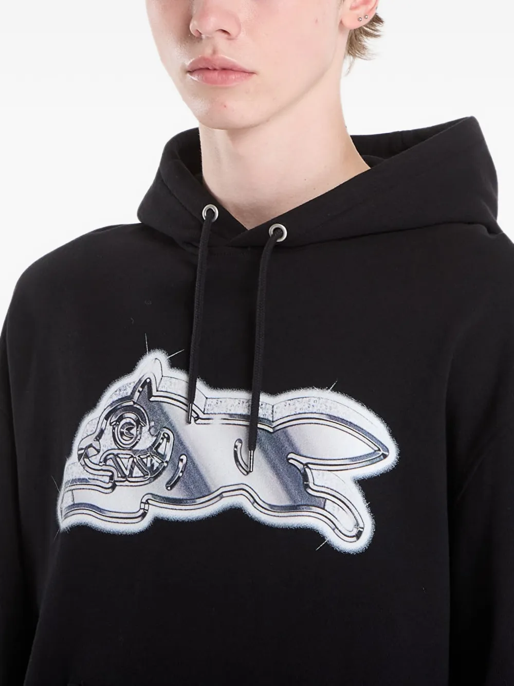 Billionaire Boys Club Ice Cream Iced Out Running Dog Popover hoodie Zwart
