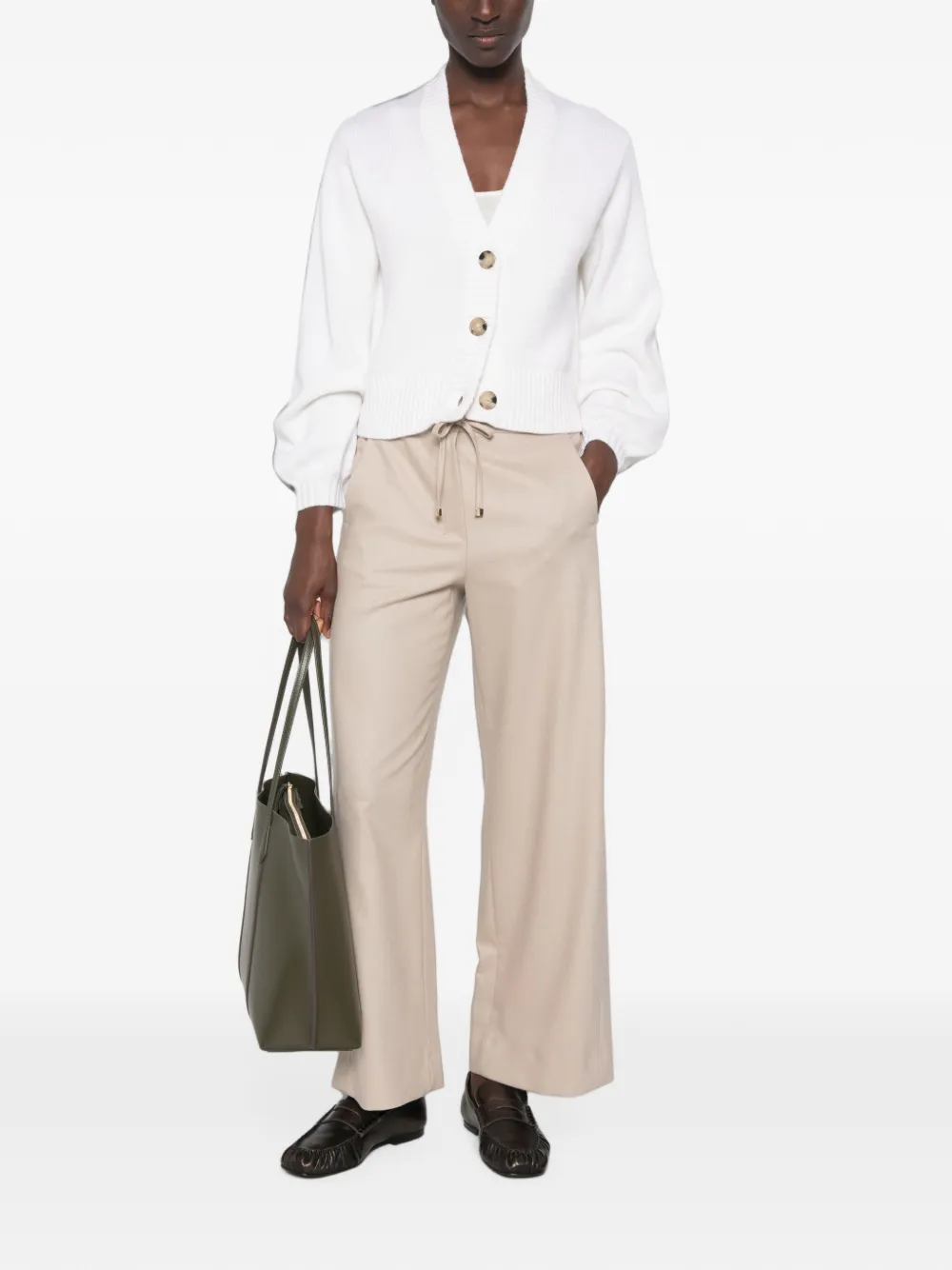 'S Max Mara Broek met trekkoord Beige