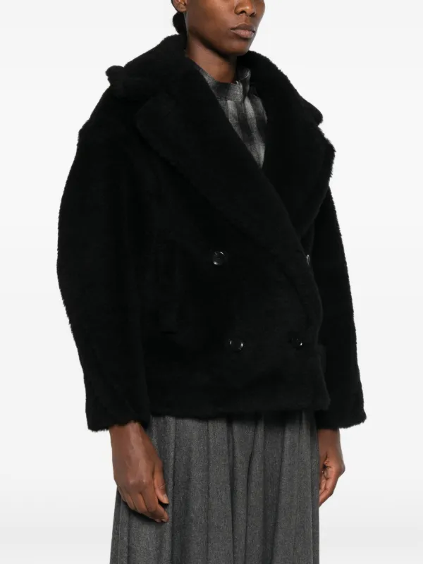 Max Mara Teddy ダブルジャケット | ブラック | FARFETCH JP