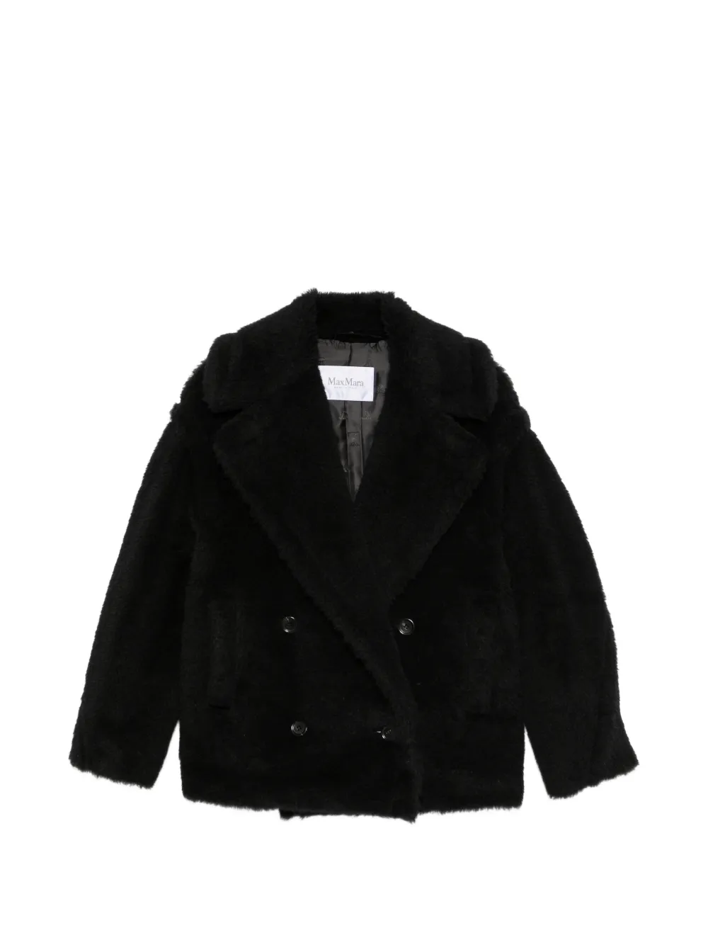 Max Mara Malcuno double-breasted jacket - Schwarz
