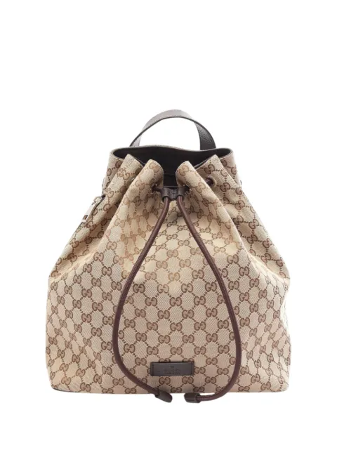 Gucci Pre-Owned 2000-2015 GG Canvas Drawstring backpack