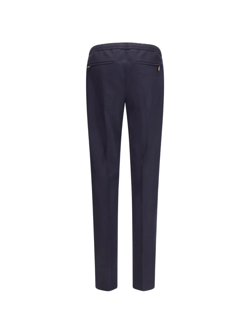 PT Torino Broek met elastische taille en trekkoord Blauw