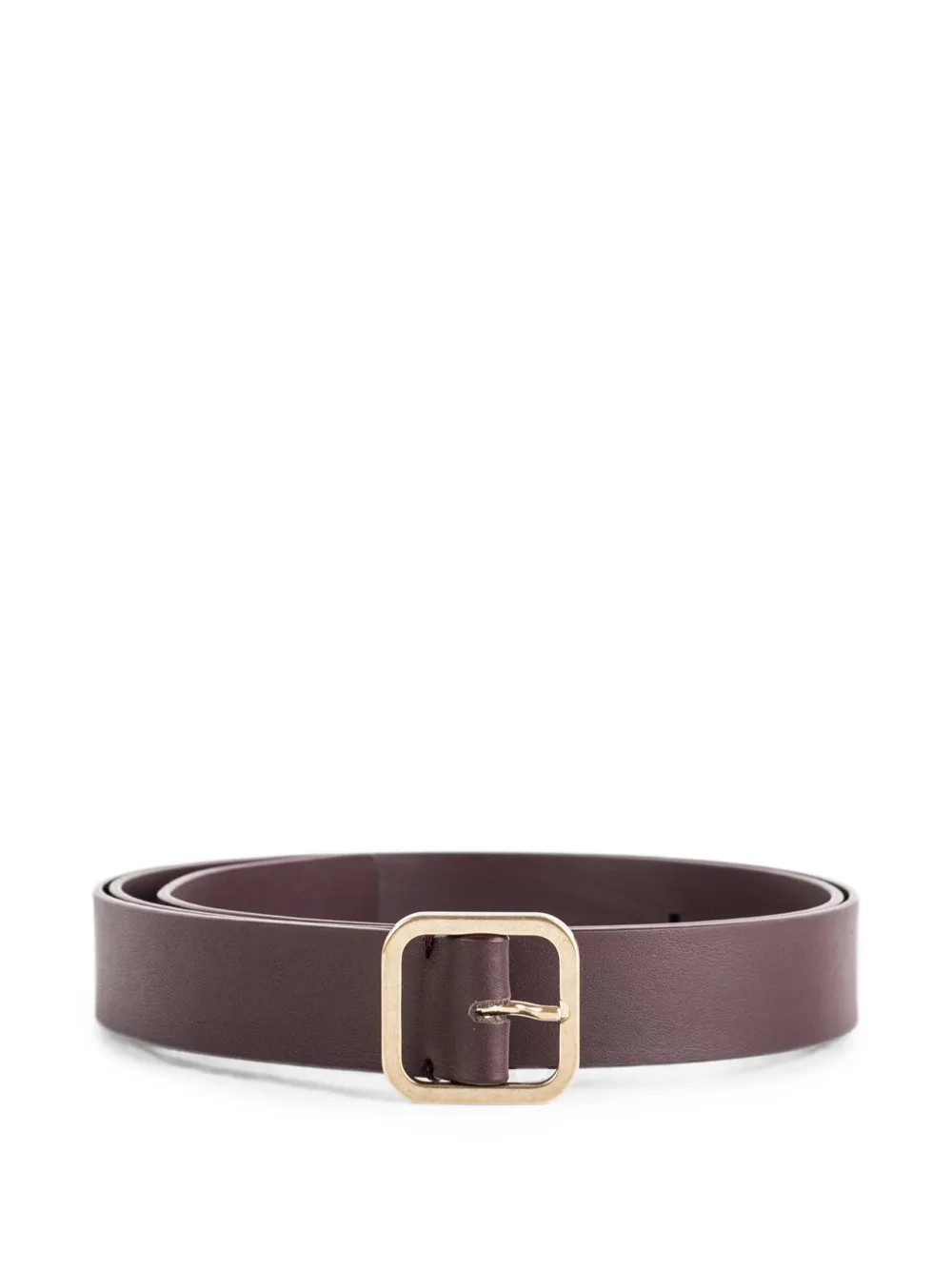 Marsèll Quadra leather belt - Marrone