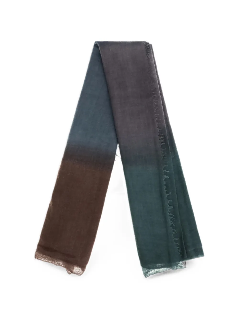 MIRROR IN THE SKY Soufflé cashmere scarf - Blau