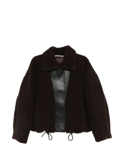 Sportmax chamarra con cuello y hebilla
