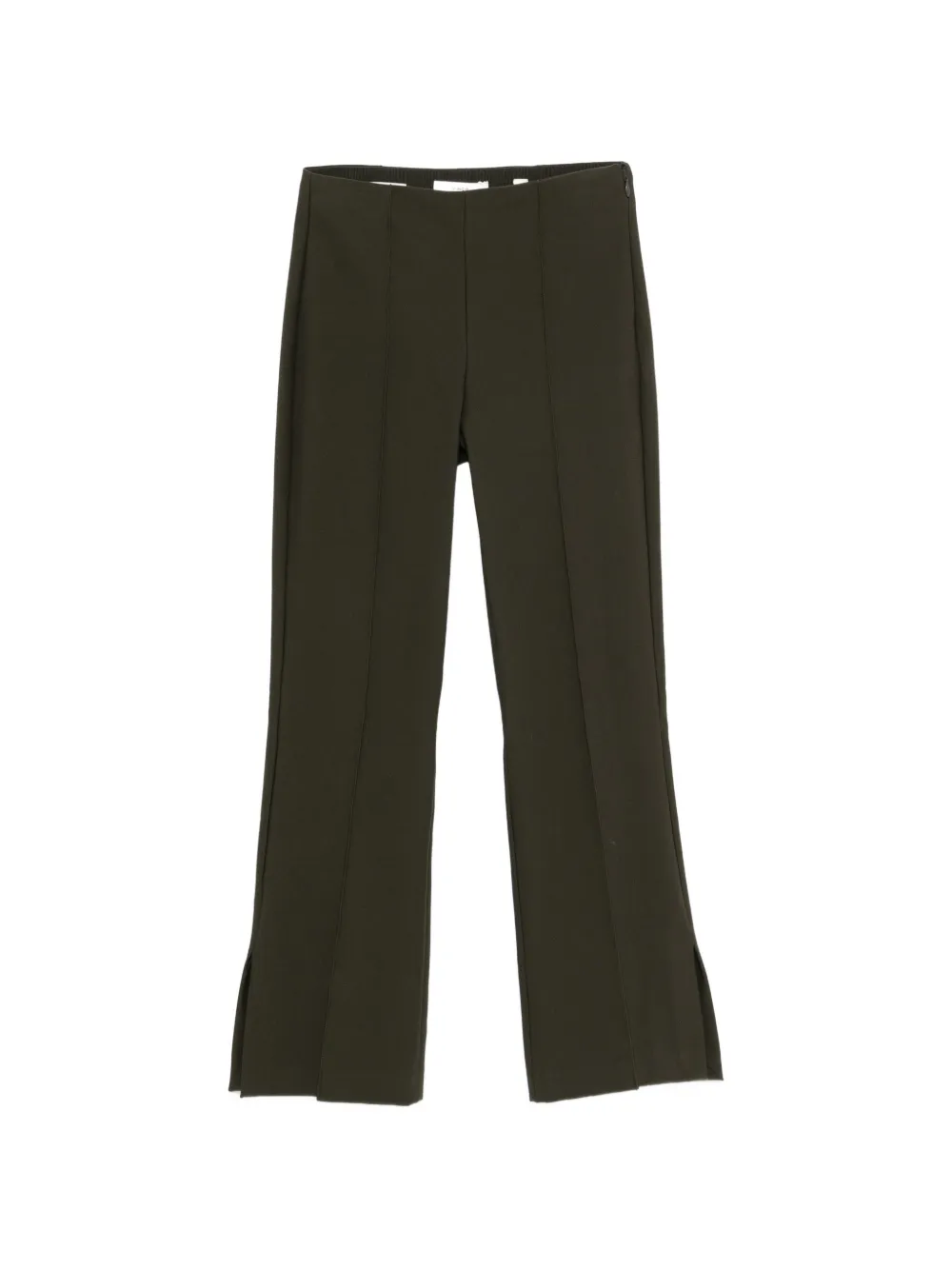 Vince seam-detail side-slit trousers - Grün