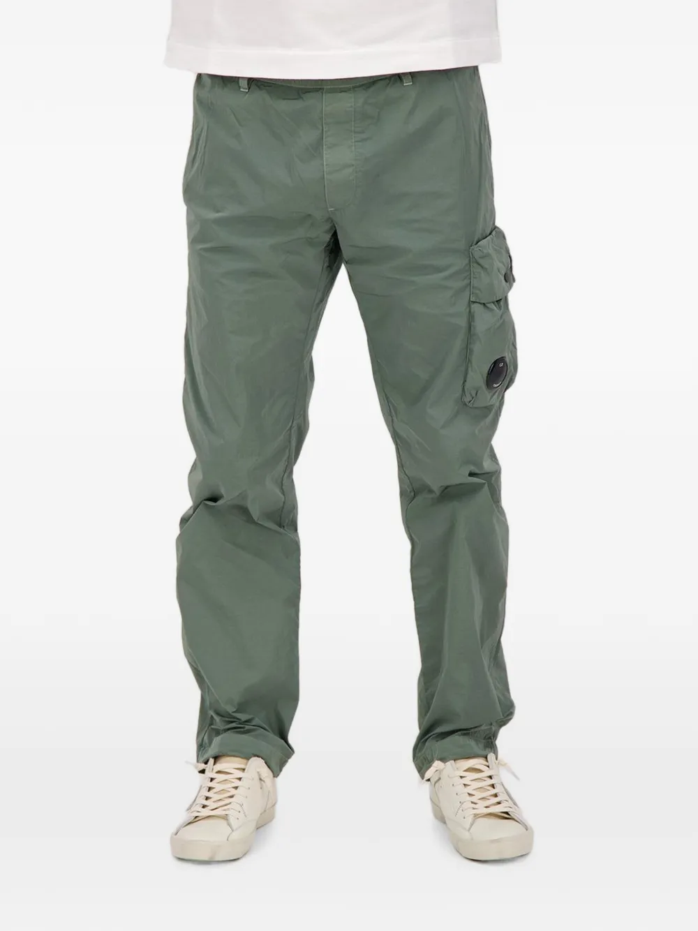 C.P. Company Chrome-R Ergonomic cargo lens pants - Grün