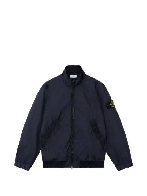 Stone Island 4100111 Crinkle Reps NY stand-collar jacket with wind resistance and anti-drop