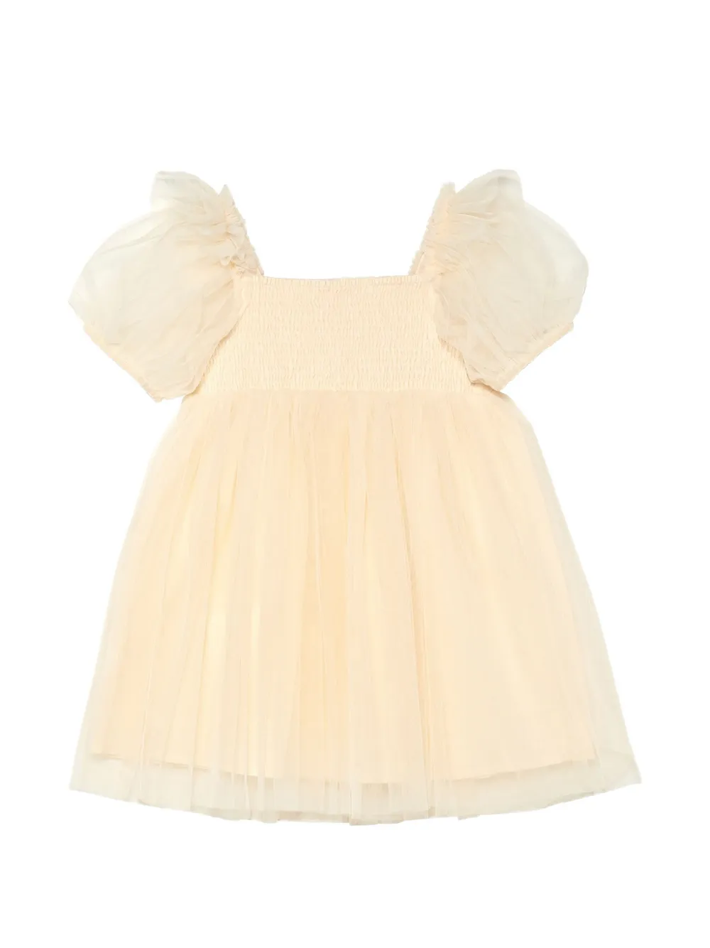Tutu Du Monde Daffodil Dream tulen jurk verfraaid met kralen Beige