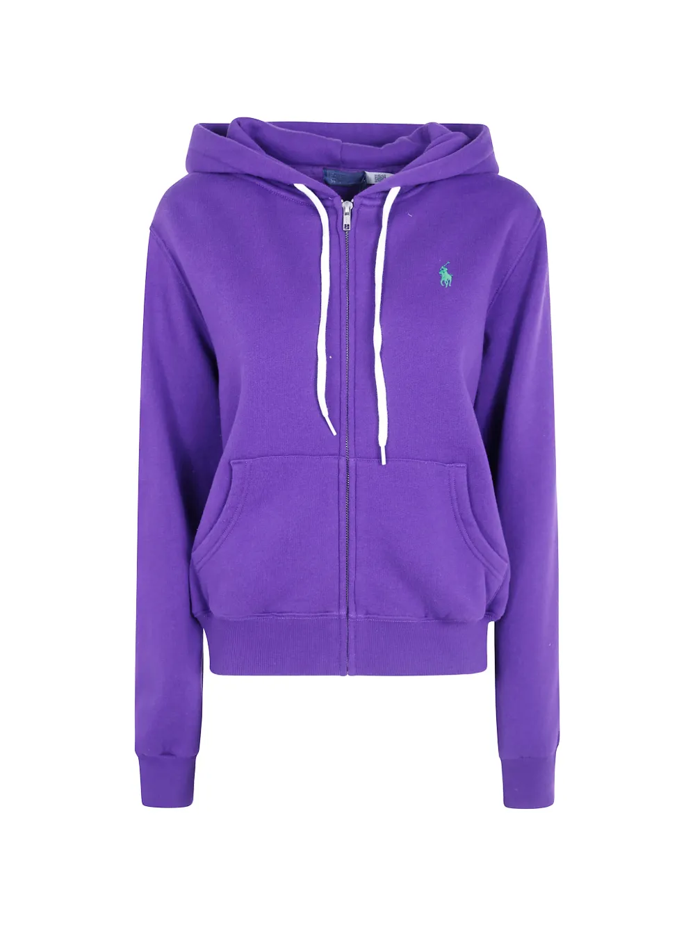 Polo Ralph Lauren logo-embroidered zip-up hoodie - Violett