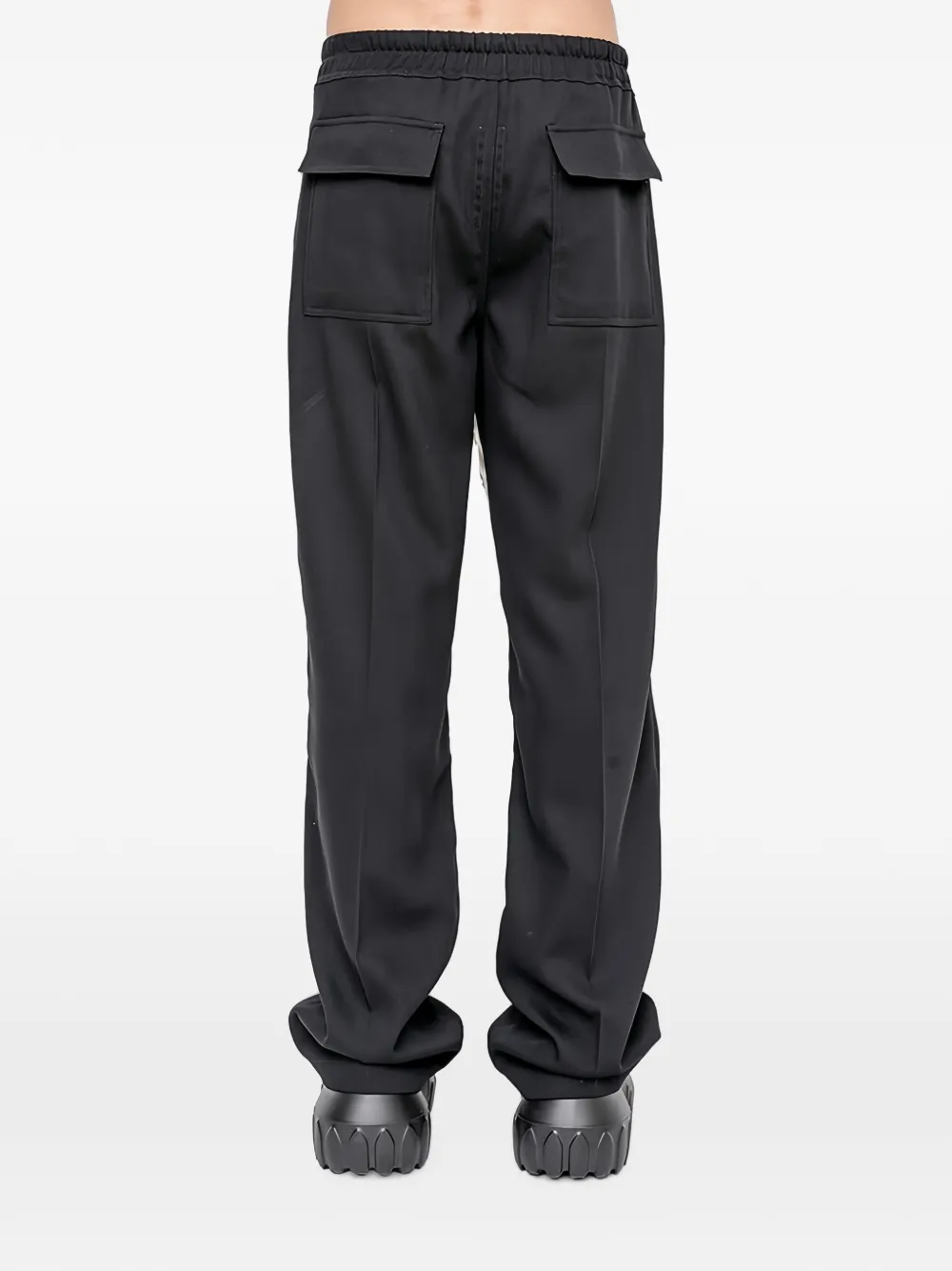 Rick Owens drawstring-waist trousers Zwart