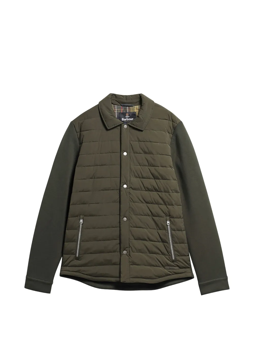 Barbour Knowle quilted sweatshirt - Grün