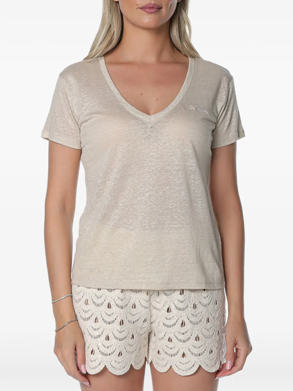 MC2 Saint Barth Eloise embroidered T-shirt · S