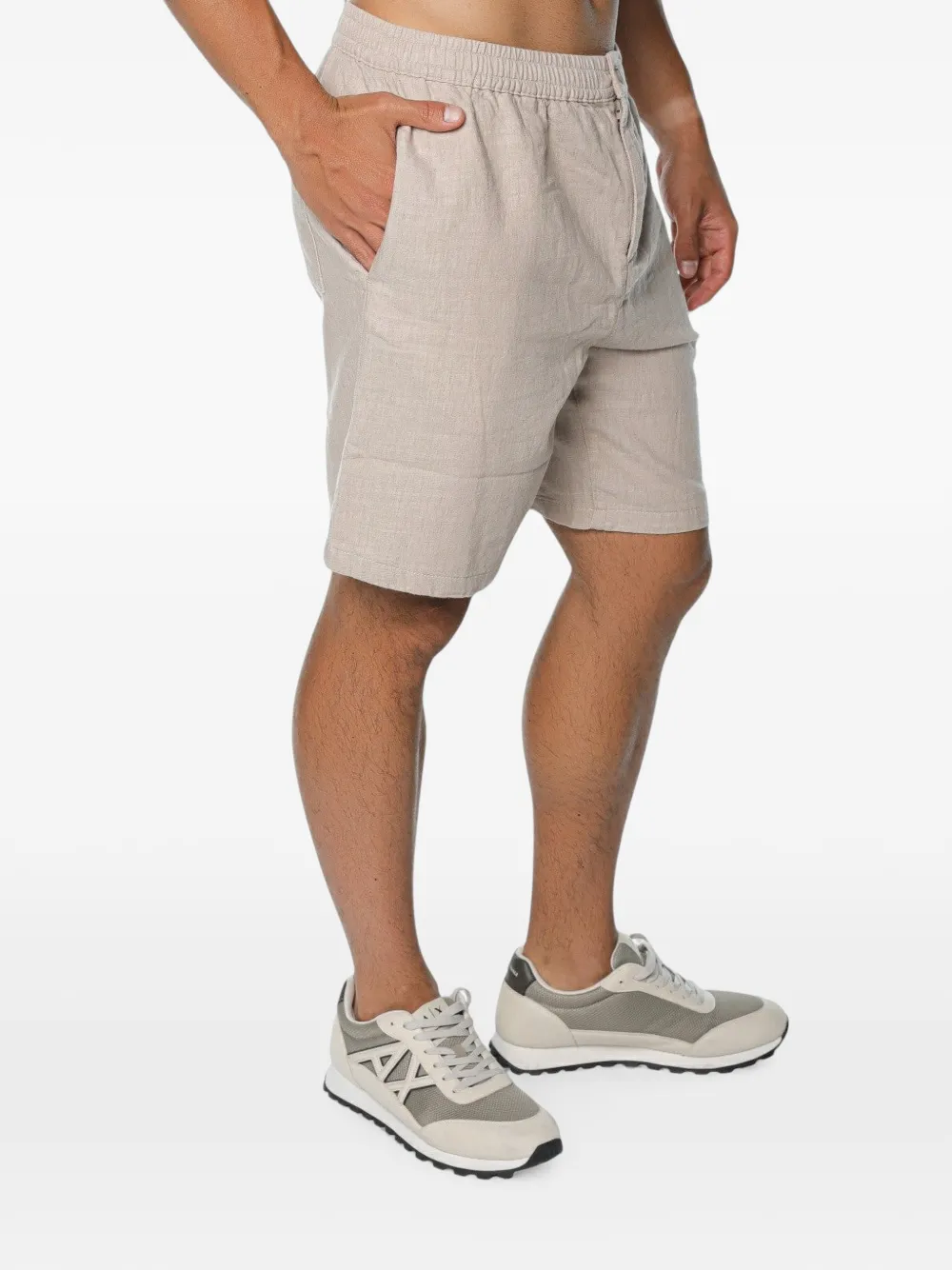Ted Baker Shortss van linnenblend Beige
