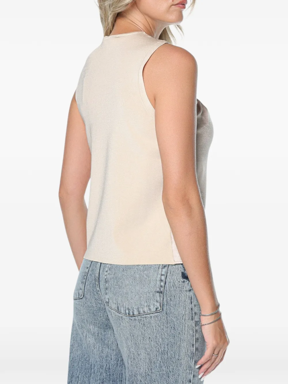 Ted Baker Myllia twist-neck top Beige