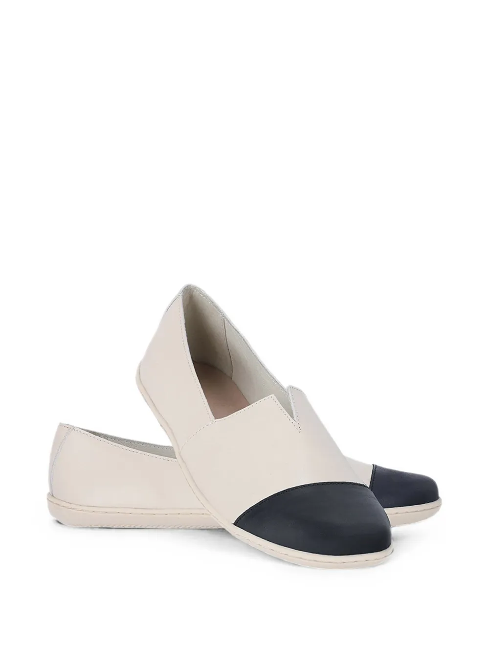 Be Lenka contrast-toe ballet flats Beige